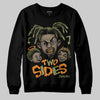 Olive Sneakers DopeSkill Sweatshirt Two Sides Graphic Streetwear - Black