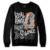 Jordan 3 Retro 'Fear Pack' DopeSkill Sweatshirt Real Ones Move In Silence Graphic Streetwear - Black