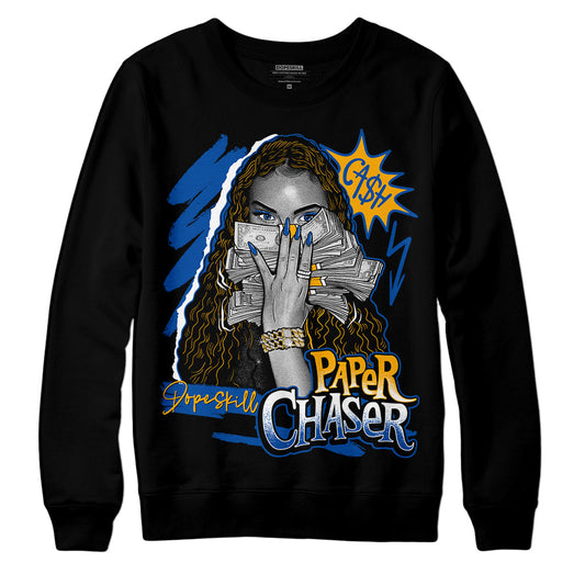 Dunk Blue Jay and University Gold DopeSkill Sweatshirt NPC Graphic Streetwear - Black 