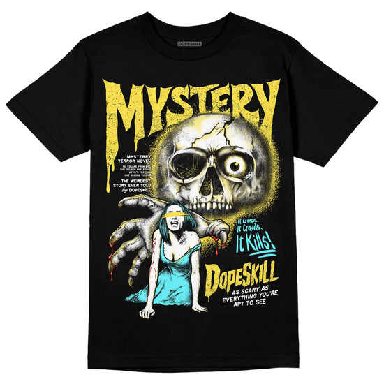 Jordan 5 Aqua DopeSkill T-Shirt Mystery Ghostly Grasp Graphic Streetwear - Black