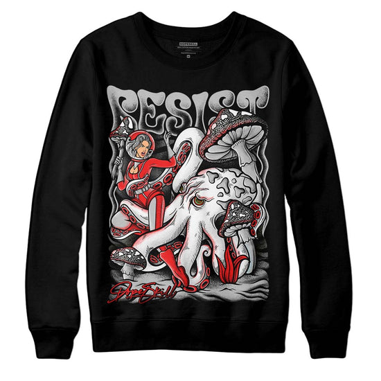 Jordan Spizike Low Bred DopeSkill Sweatshirt Resist Graphic Streetwear - Black