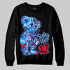 Jordan 6 University Blue DopeSkill Sweatshirt Broken Heart Graphic Streetwear - Black