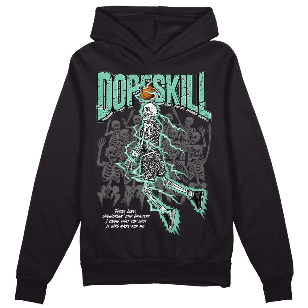 Jordan 3 "Green Glow" DopeSkill Hoodie Sweatshirt Thunder Dunk Graphic Streetwear - Black 