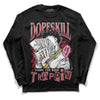 Valentine's Day Collection DopeSkill Long Sleeve T-Shirt Sorry I've Been Trappin Graphic Streetwear - Black