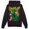 Green Sneakers DopeSkill Hoodie Sweatshirt Money Bag Coming Up Graphic Streetwear - Black 