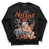 Jordan 3 Georgia Peach DopeSkill Long Sleeve T-Shirt New No Days Off Graphic Streetwear - Black