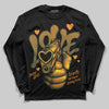 Olive Sneakers DopeSkill Long Sleeve T-Shirt Love Shot Graphic Streetwear - Black