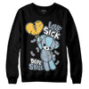 Jordan 13 “Blue Grey” DopeSkill Sweatshirt Love Sick Graphic Streetwear - Black