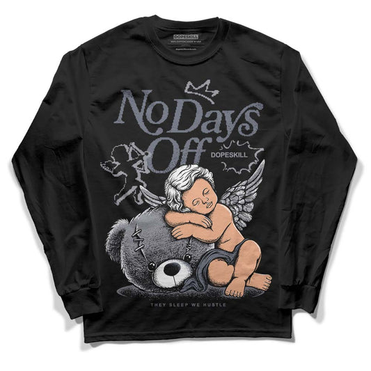 Jordan 14 Retro 'Stealth' DopeSkill Long Sleeve T-Shirt New No Days Off Graphic Streetwear - Black