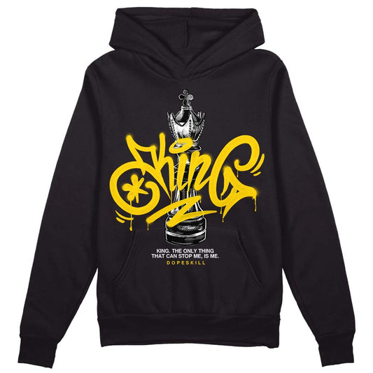 Jordan 6 “Yellow Ochre” DopeSkill Hoodie Sweatshirt King Chess Graphic Streetwear - Black