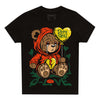 Dunk Low Team Dark Green Orange DopeSkill Toddler Kids T-shirt Broken Bear Graphic Streetwear - black