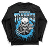 Jordan 2 Low "University Blue" DopeSkill Long Sleeve T-Shirt Trapped Halloween Graphic Streetwear - Black