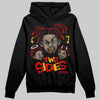 Red Sneakers DopeSkill Hoodie Two Sides Graphic Streetwear - black