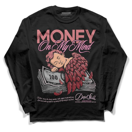 Valentine's Day Collection DopeSkill Long Sleeve T-Shirt MOMM Graphic Streetwear - Black