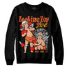 Jordan 3 Georgia Peach DopeSkill Sweatshirt Looking For Love Graphic Streetwear - Black