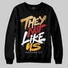 Jordan 12 Retro 'Taxi' 2025 DopeSkill Sweatshirt They Not Like Us Graphic Streetwear - Black