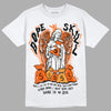 Jordan 12 Retro Brilliant Orange DopeSkill T-Shirt Angels Graphic Streetwear - White 