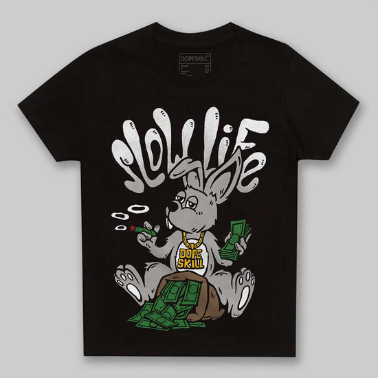 Black and White Sneakers DopeSkill Toddler Kids T-shirt Slow Life Graphic Streetwear - black