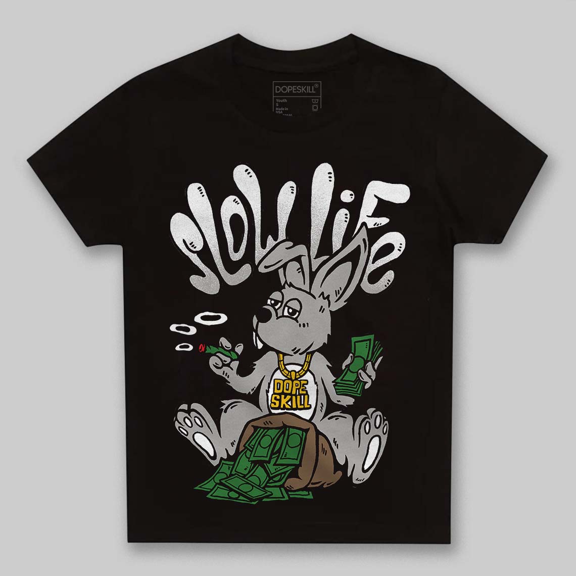 Black and White Sneakers DopeSkill Toddler Kids T-shirt Slow Life Graphic Streetwear - black
