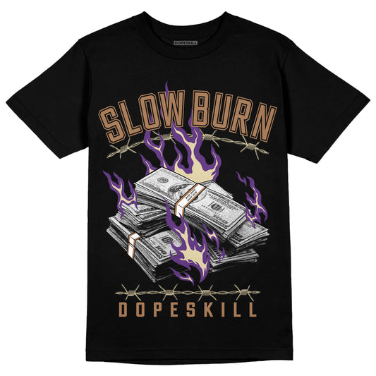 Jordan 6 WMNS Gore-Tex Brown Kelp DopeSkill T-Shirt Slow Burn Graphic Streetwear - Black