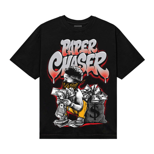 Grey Sneakers DopeSkill T-Shirt Paper Chaser Boy Graphic Streetwear - Black