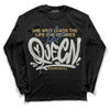 A Ma Maniere x Jordan 5 Dawn “Photon Dust” DopeSkill Long Sleeve T-Shirt Queen Graphic Streetwear - Black