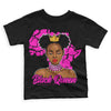 Dunk Low GS “Active Fuchsia” DopeSkill Toddler Kids T-shirt Black Queen Graphic Streetwear - Black