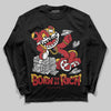 Jordan 14 Golf “Last Shot” DopeSkill Long Sleeve T-Shirt Born To Be Rich Graphic Streetwear - Black