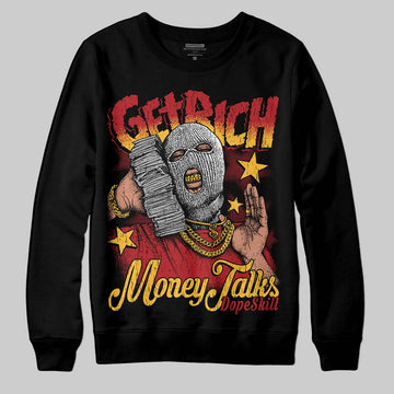 Jordan 14 Golf “Last Shot” DopeSkill Sweatshirt Get Rich Graphic Streetwear - Black