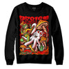 Red Sneakers DopeSkill Sweatshirt Resist Graphic Streetwear - Black