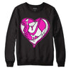 Dunk Low GS “Active Fuchsia” DopeSkill Sweatshirt Heart Jordan 1 Graphic Streetwear - Black