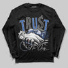 Awake NY x Jordan 5 Retro 'Black Racer Blue' DopeSkill Long Sleeve T-Shirt Trust No One Graphic Streetwear - Black