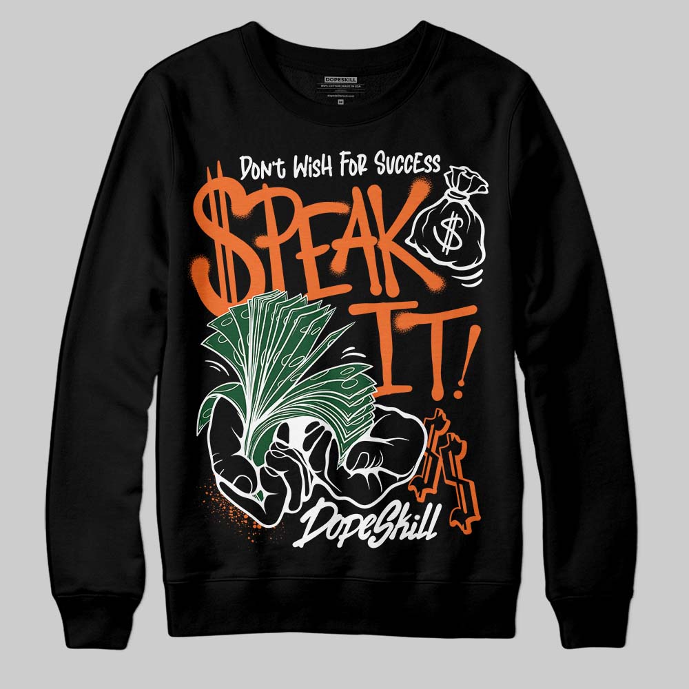 SoleFly x Air Jordan 3 “Fruits Of Our Labor” DopeSkill Sweatshirt Speak It Graphic Streetwear - black