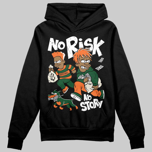 SoleFly x Air Jordan 3 “Fruits Of Our Labor” DopeSkill Hoodie Sweatshirt No Risk No Story Graphic Streetwear - black