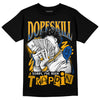 Dunk Blue Jay and University Gold DopeSkill T-Shirt Sorry I've Been Trappin Graphic Streetwear  - Black