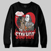 Jordan 3 Fire Red DopeSkill Sweatshirt Stay Hot Graphic Streetwear - Black