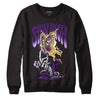 Jordan 12 “Field Purple” DopeSkill Sweatshirt Stay High Graphic Streetwear - Black