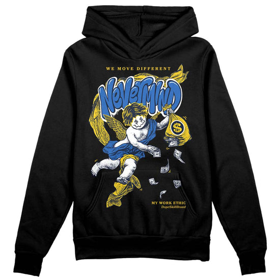 Dunk Low Vintage “Michigan” DopeSkill Hoodie Sweatshirt Nevermind Graphic Streetwear - Black