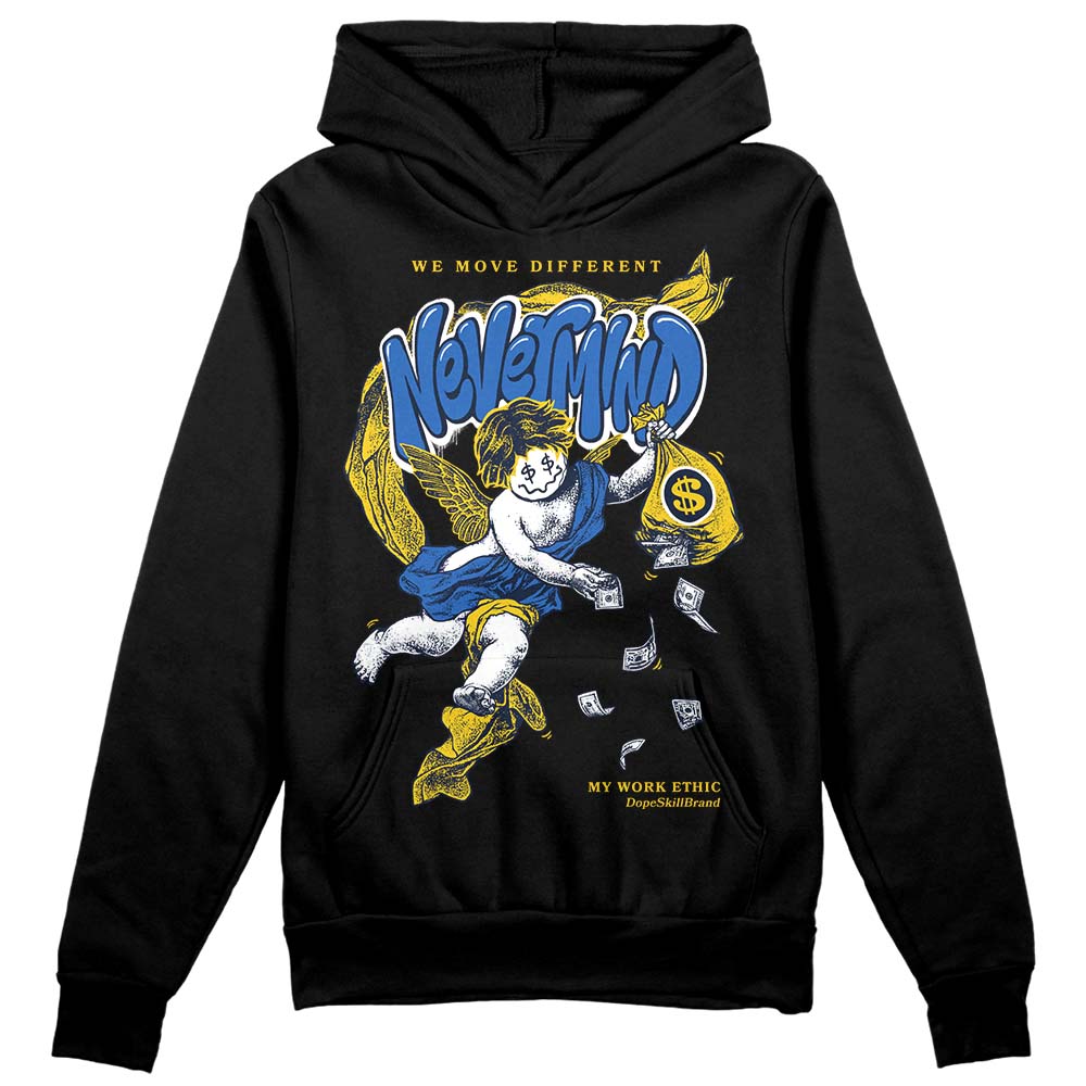 Dunk Low Vintage “Michigan” DopeSkill Hoodie Sweatshirt Nevermind Graphic Streetwear - Black