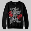 Jordan 3 Retro Black Cat DopeSkill Sweatshirt No Money No Love Typo Graphic Streetwear - Black