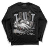 Jordan 4 Retro Frozen Moments DopeSkill Long Sleeve T-Shirt Trust No One Graphic Streetwear - Black