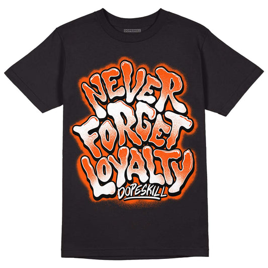 MSCHF Super Normal 2 Orange Milk DopeSkill T-Shirt Never Forget Loyalty Graphic Streetwear - Black