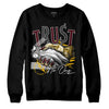 Dunk Yellow Bordeaux DopeSkill Sweatshirt Trust No One Graphic - Black 