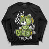 Dunk Low Pro SB 'Fruity Pack - Green Apple' DopeSkill Long Sleeve T-Shirt Smile Through The Pain Graphic Streetwear - Black