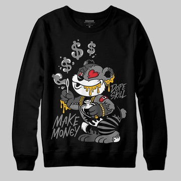 Jordan 10 Retro Shadow (2025) DopeSkill Sweatshirt Make Money Graphic Streetwear - black