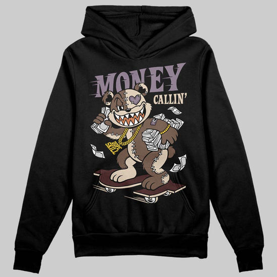 A Ma Maniére x Air Jordan 4 “Dark Mocha” DopeSkill Hoodie Sweatshirt Money Callin' Graphic Streetwear - Black