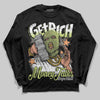 Jordan 5 “Luminous Green” DopeSkill Long Sleeve T-Shirt Get Rich Graphic Streetwear - Black