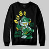 Green Sneakers DopeSkill Sweatshirt Make Money Graphic Streetwear - black