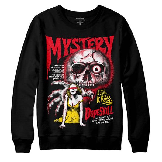 Jordan 4 Red Thunder DopeSkill Sweatshirt Mystery Ghostly Grasp Graphic Streetwear - Black