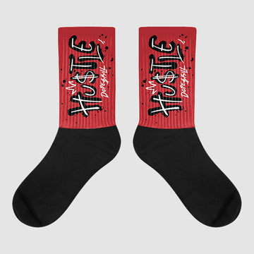 Flu Game 12s DopeSkill Sublimated Sock Hustle Graphic